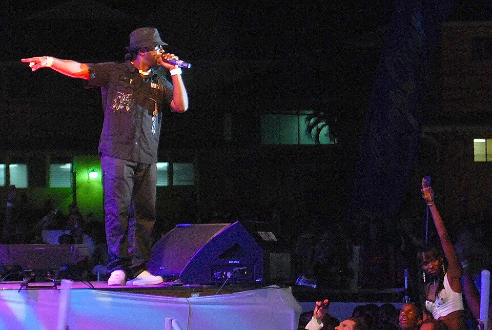 Bunji Garlin performing live