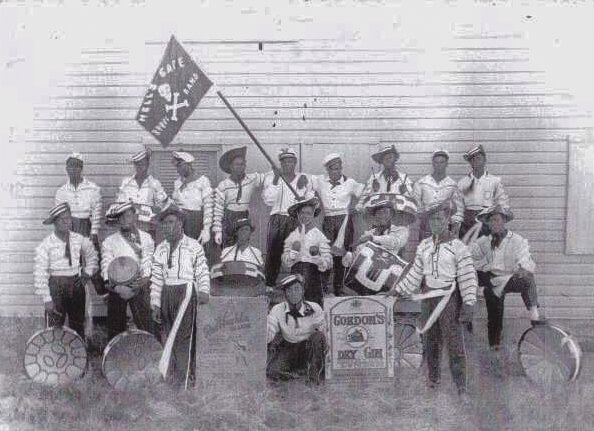 Antigua's Hell's Gate steelband in 1950