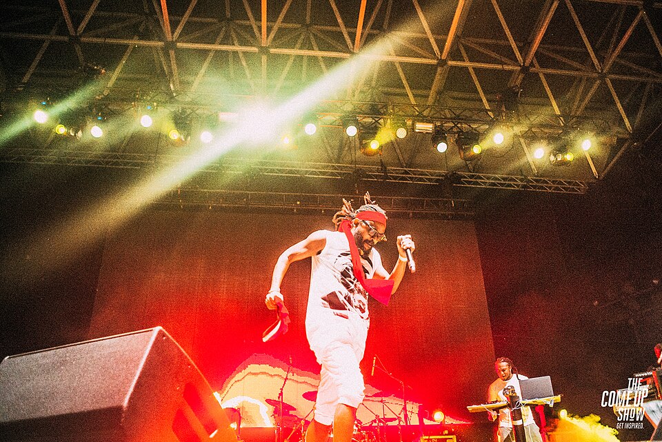 Machel Montano performing live
